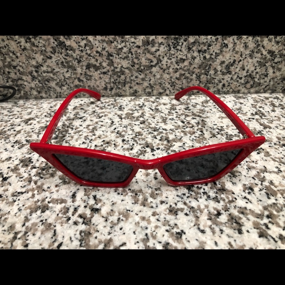 dua lipa style red festival sunglasses - Nordstrom - Picture 3 of 3